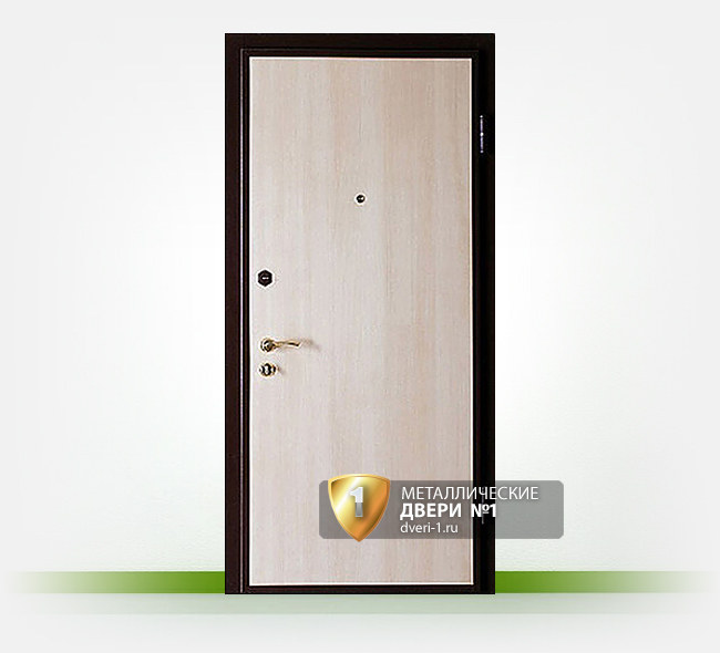 Купить металлическую дверь с отделкой ламинированными панелями, двери с панелями ламинат от производителя.