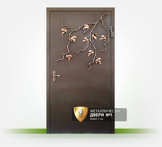 Купить металлическую дверь в порошковом покрытии, порошковые двери от производителя.