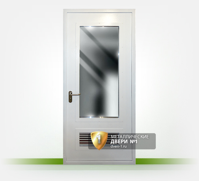 Купить металлическую техническую дверь с вентиляцией, двери с вентиляцией  от производителя.