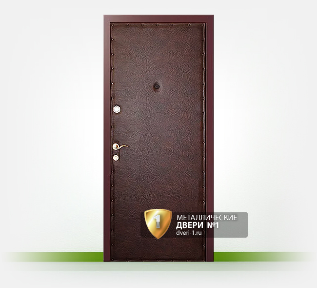 Купить недорогую металлическую дверь с винилискожей, двери с винилискожей  от производителя.