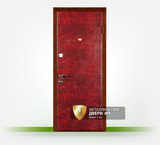 Купить недорогую металлическую дверь с винилискожей, двери с винилискожей  от производителя.